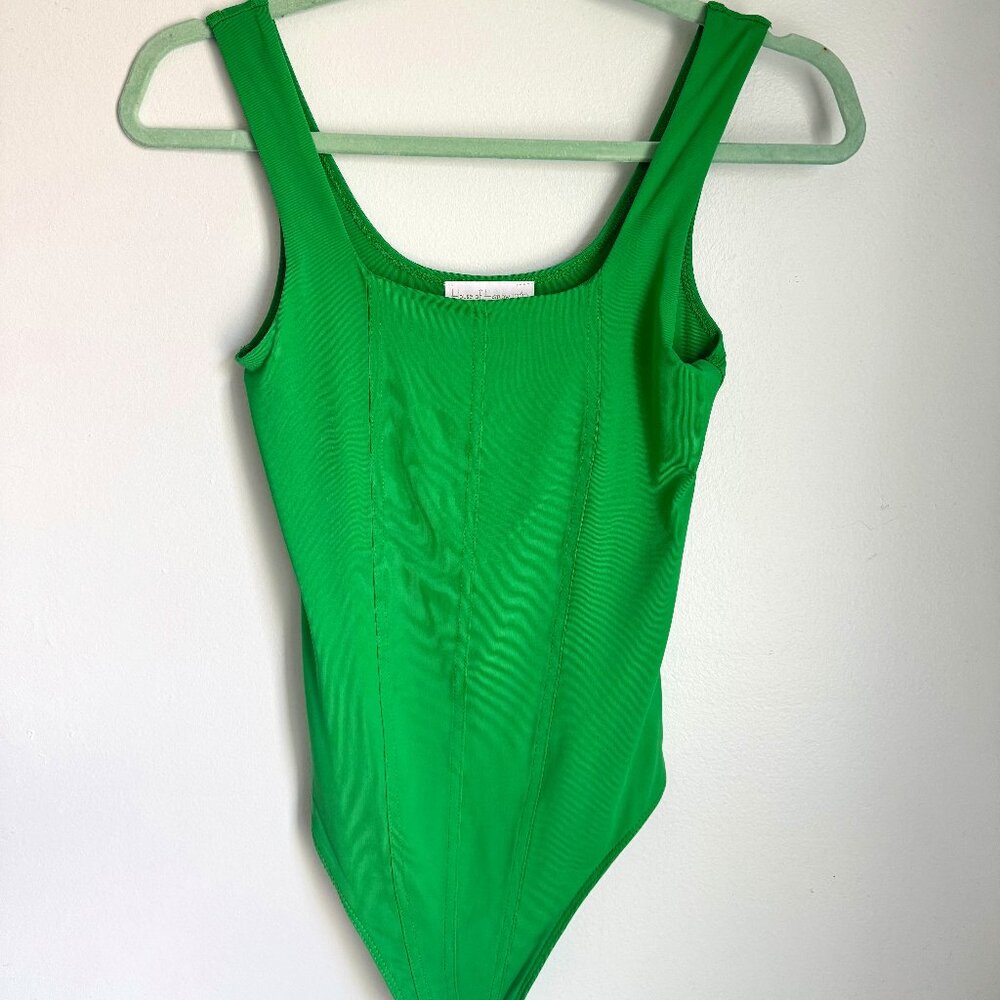 House of Harlow 1960 XS green body suit